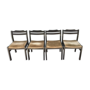 Chaises en hêtre laquées