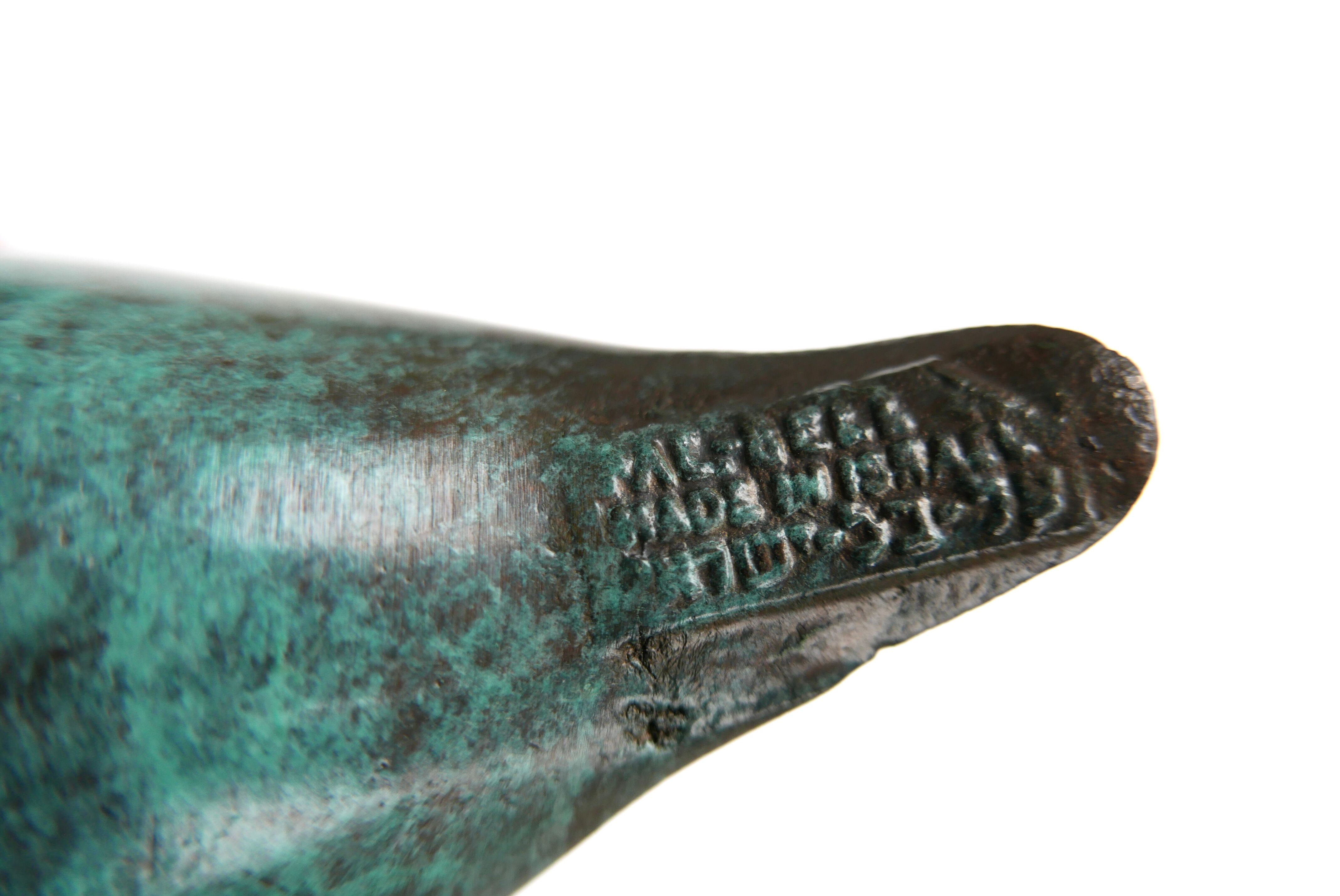 Bronze swan ashtray, Israel, 1950s