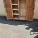 Armoire parisienne 2 portes décapee 1950