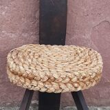 Handmade wickerwork chair from the 60s and 70s