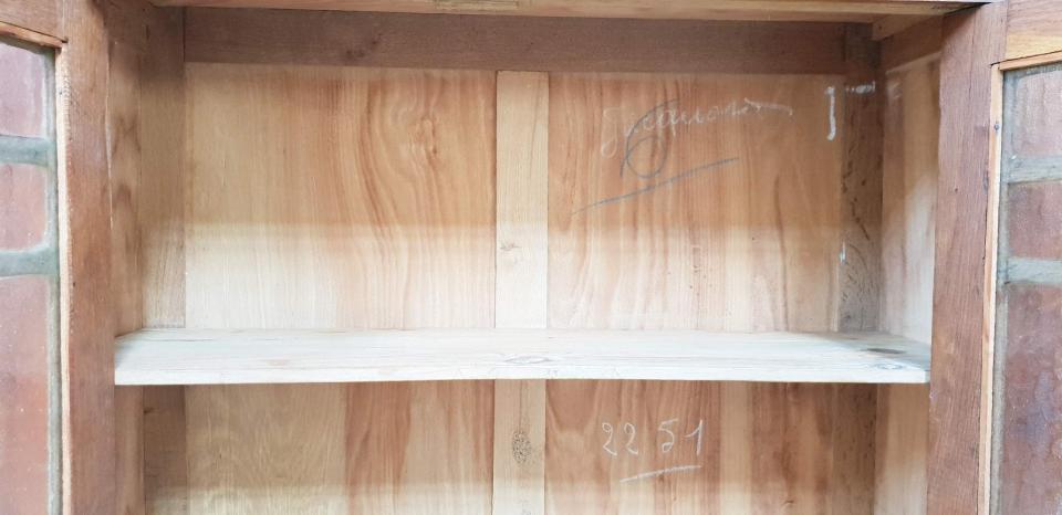 Glass-glazed Parisian wardrobe