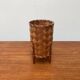 Mid-century Swedish wood veneer table lamp from Vamhus, 1960s.