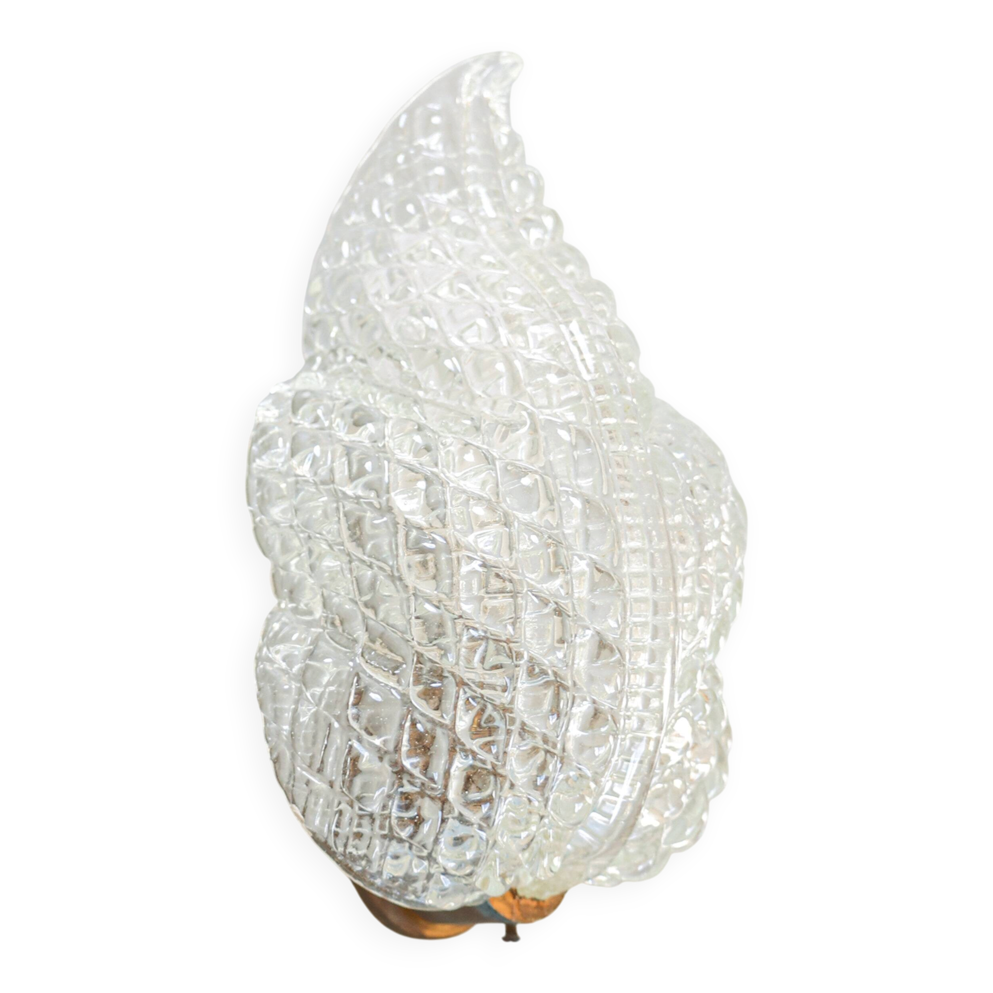 Vintage Barovier & Toso sconce, 1940s.