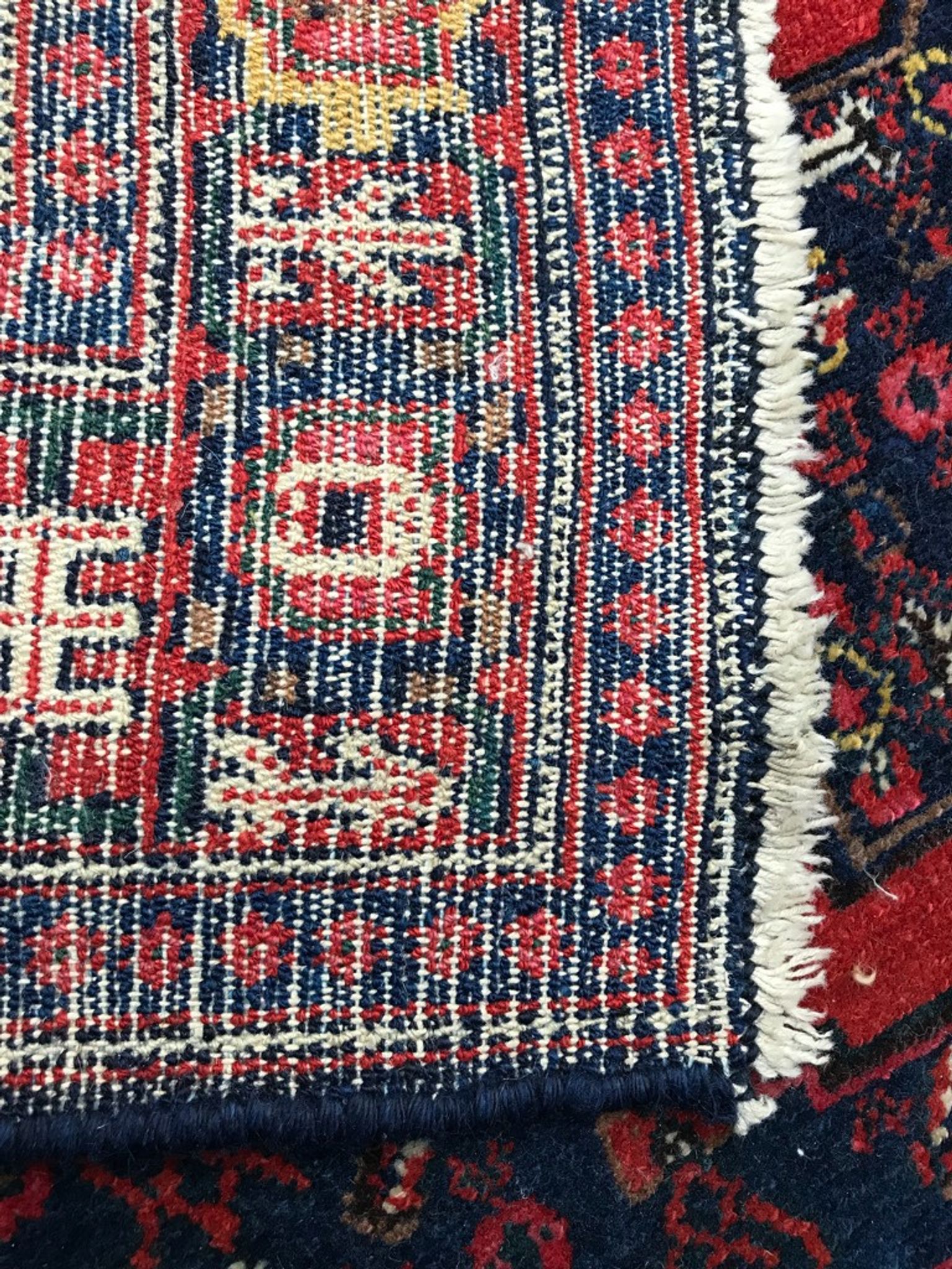 Persian senneh old carpet 108x148cm