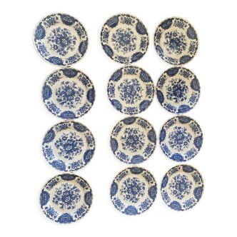 Dessert plates genuine hand engravings ridgway 1792 staffordshire england