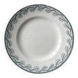 Assiette ancienne Saint-Amand terre de fer