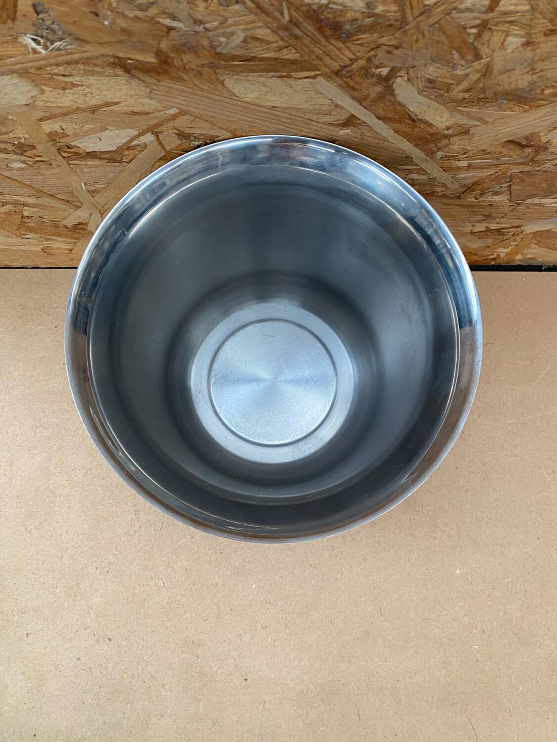 Antique champagne ice bucket saf stainless steel cooler france vintage