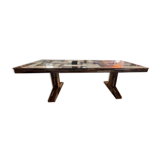 Dining Table Peit hen Eek Waste Table in Scrapwood