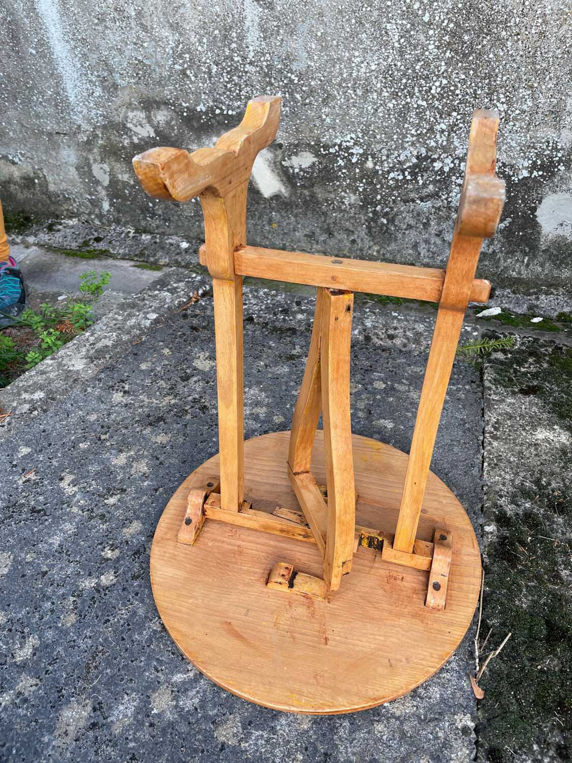 Small old side table