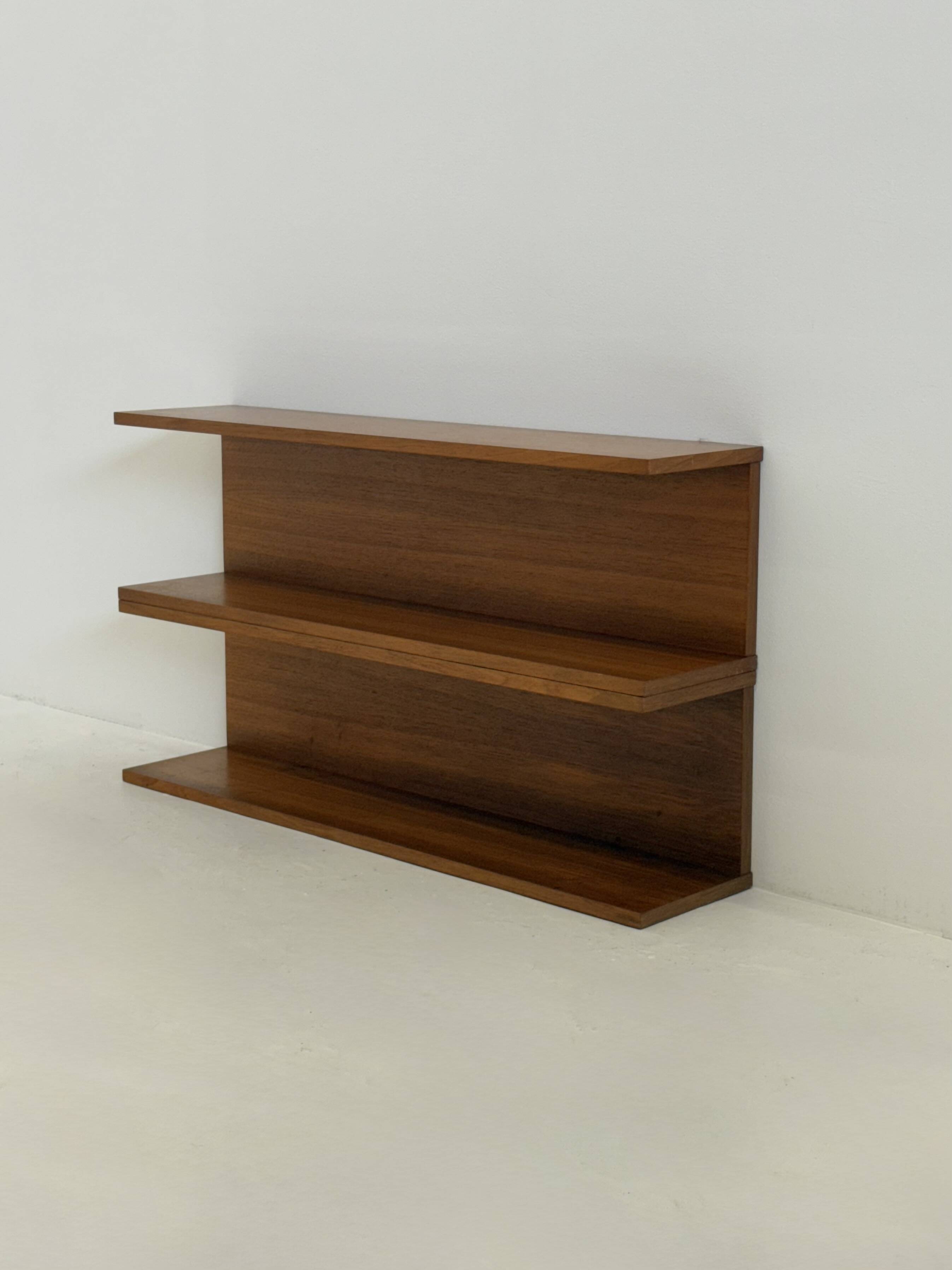 Set of two Danish Teak Wall Shelves Mid-Century