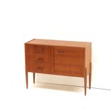 Vintage sideboard with drawers and door made in the 60s