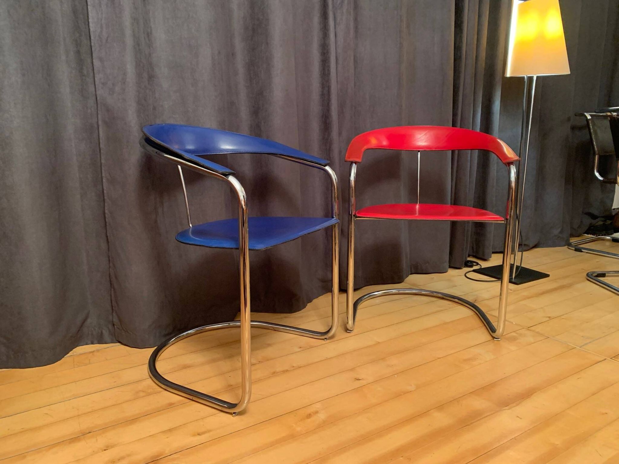 A pair of Canasta chairs, Arrben, Italy, 1970s