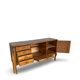 Italian Mid-Century cherrywood veneered and solid wood sideboard.