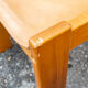 Beech and leather chairs by Ibisco Italia 1960