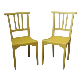 Pair of bistro chairs