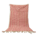 Handmade pure natural wool Berber rug in pink, size 150 x 250 cm.