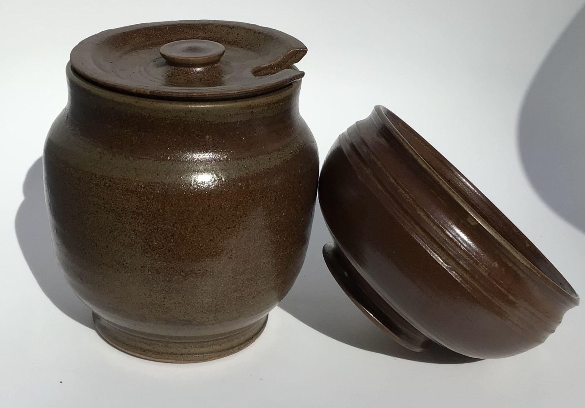 Pot lid and bowl Volkoff Vallauris