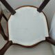 Paire de chaises Louis Philippe assisse tissu
