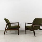 Vintage Armchairs By Edmund Homa, Poland, 1960s, set of 3