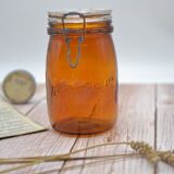 Amber jar the Practical capacity 1 liter