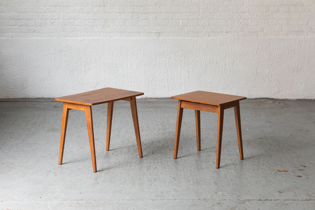 Set of nesting tables in teak, Dutch design, 1960’s