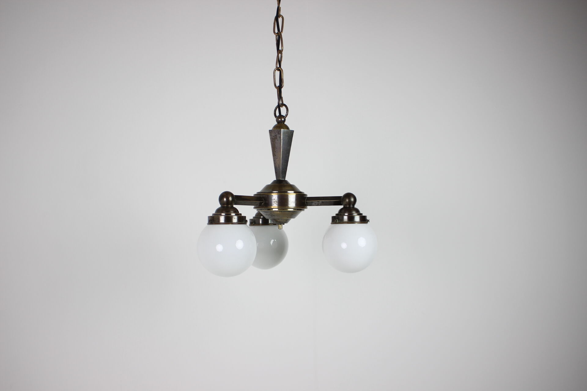 Art Deco chandelier, circa 1920's.