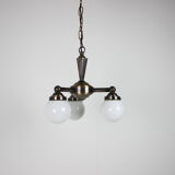 Art Deco chandelier, circa 1920's.