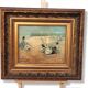 Huile sur bois impressionniste