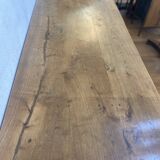 Ash farmhouse table, 3 drawers.