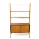 Scandinavian teak bookcase, Sweden, 1960