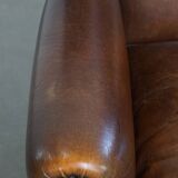 Wingback Chair in Sheepskin Leather