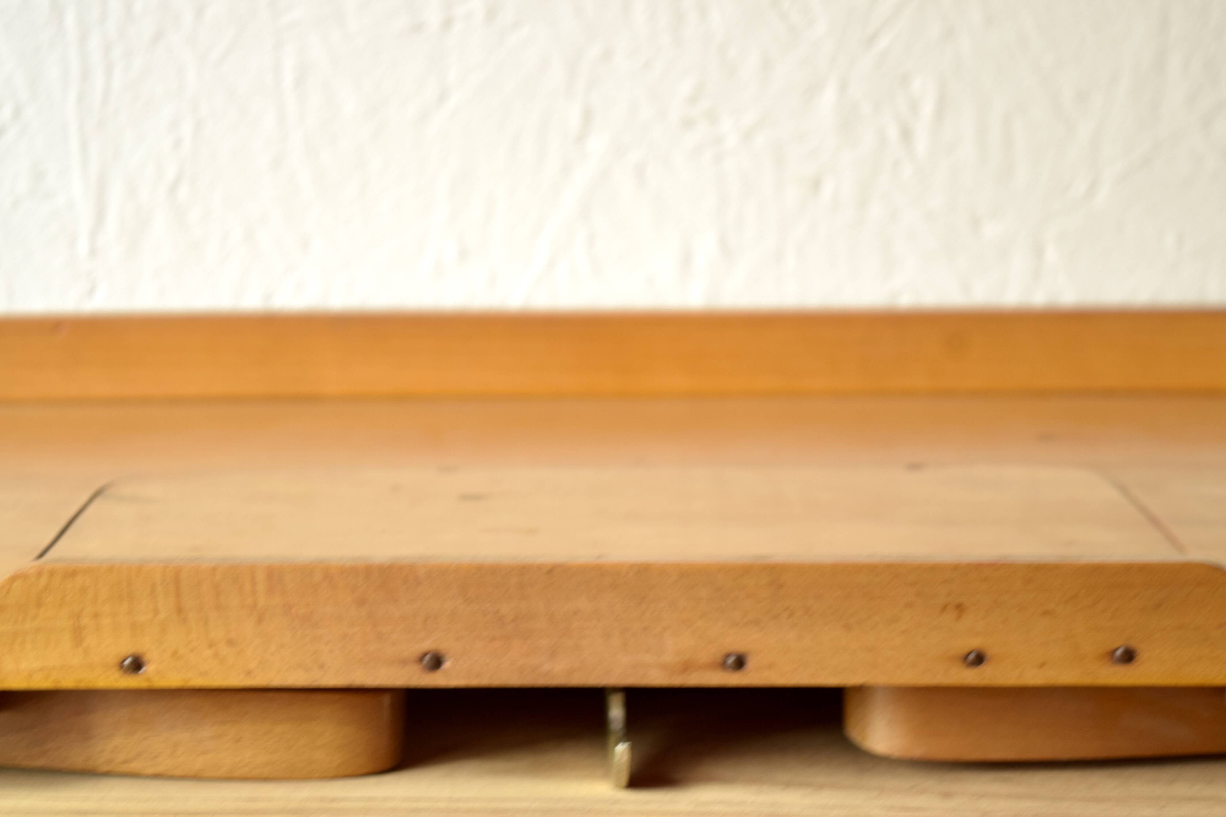 Torck - vintage wooden bed tray with reading tablet - made in belgium - 1950s