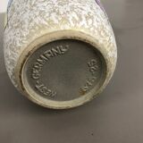 Super Colorful Fat Lava Pottery "575 25" Vase by Bay Ceramics, Germany, 1950s