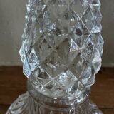 Glass candle holder