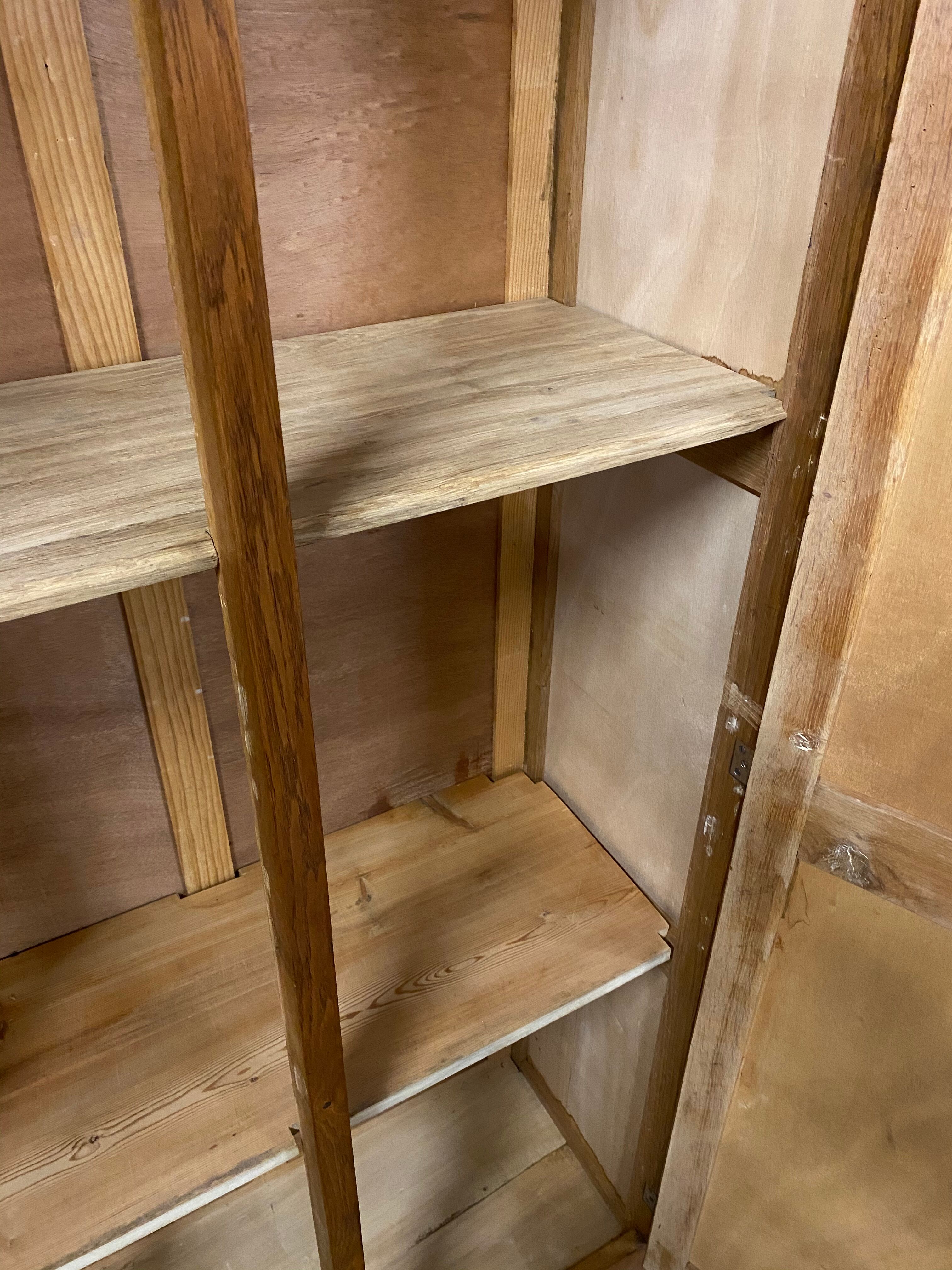 Vintage Parisian cabinet in small model oak