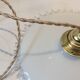 Vintage opaline pendant light