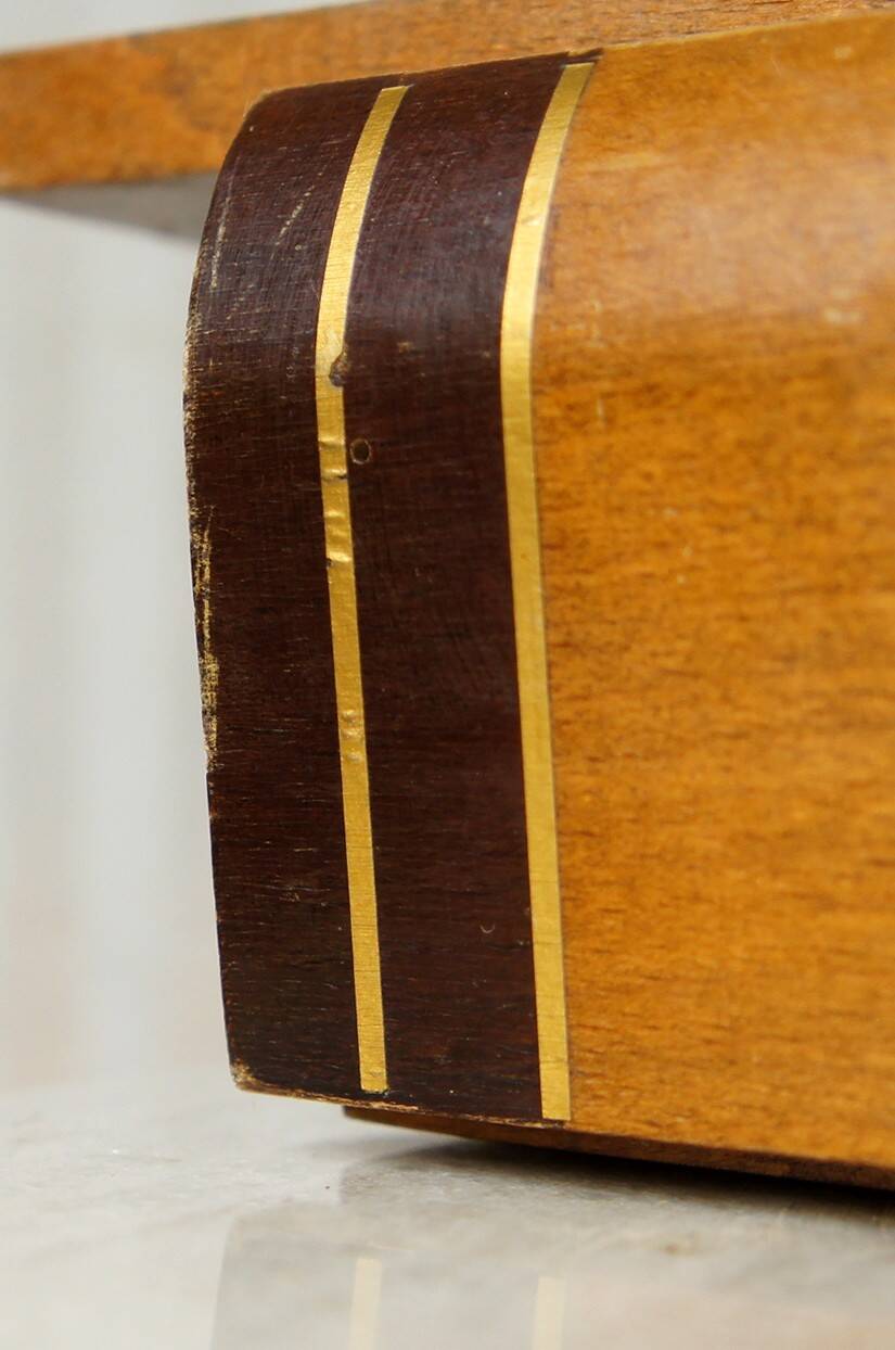 Asymmetrical art deco wall cabinet, drawer & mirror