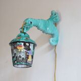 Ceramic Seahorse Lantern from Vietri Sul Mare, Italy 1960S.