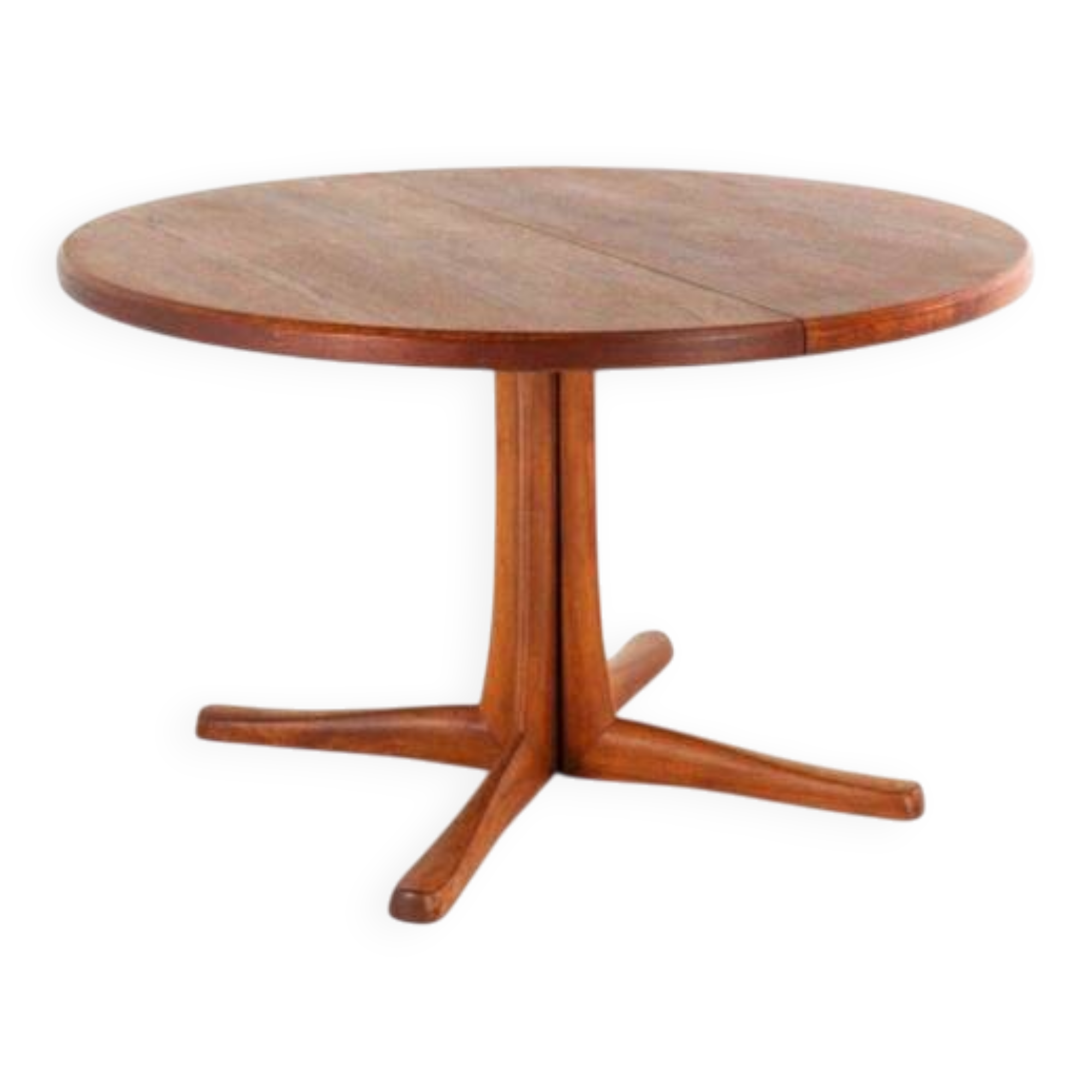 McIntosh round extendable dining table 2x 'Crieff' - mid-century modern style