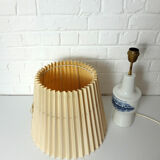Scandinavian table lamp in Royal Copenhagen earthenware for Fog & Morup, Lampshade Le Klint
