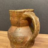 Pitcher in stoneware of the Borne signed B. Fabre