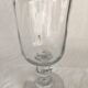 Glass on foot - blown glass bubble late nineteenth early twentieth