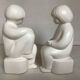 Pair of children's bookends reading from the 70s