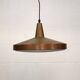 Vintage Copper Pendant Lamp: 1960s Scandinavian Design