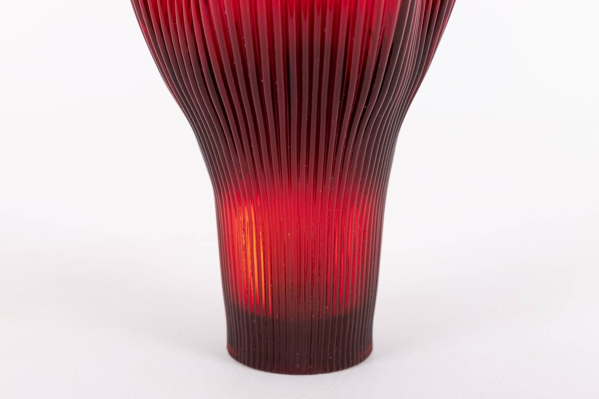 Art glass vase by Monica Bratt for Reijmyre, Sweden 1950’s
