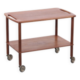 Scandinavian teak trolley