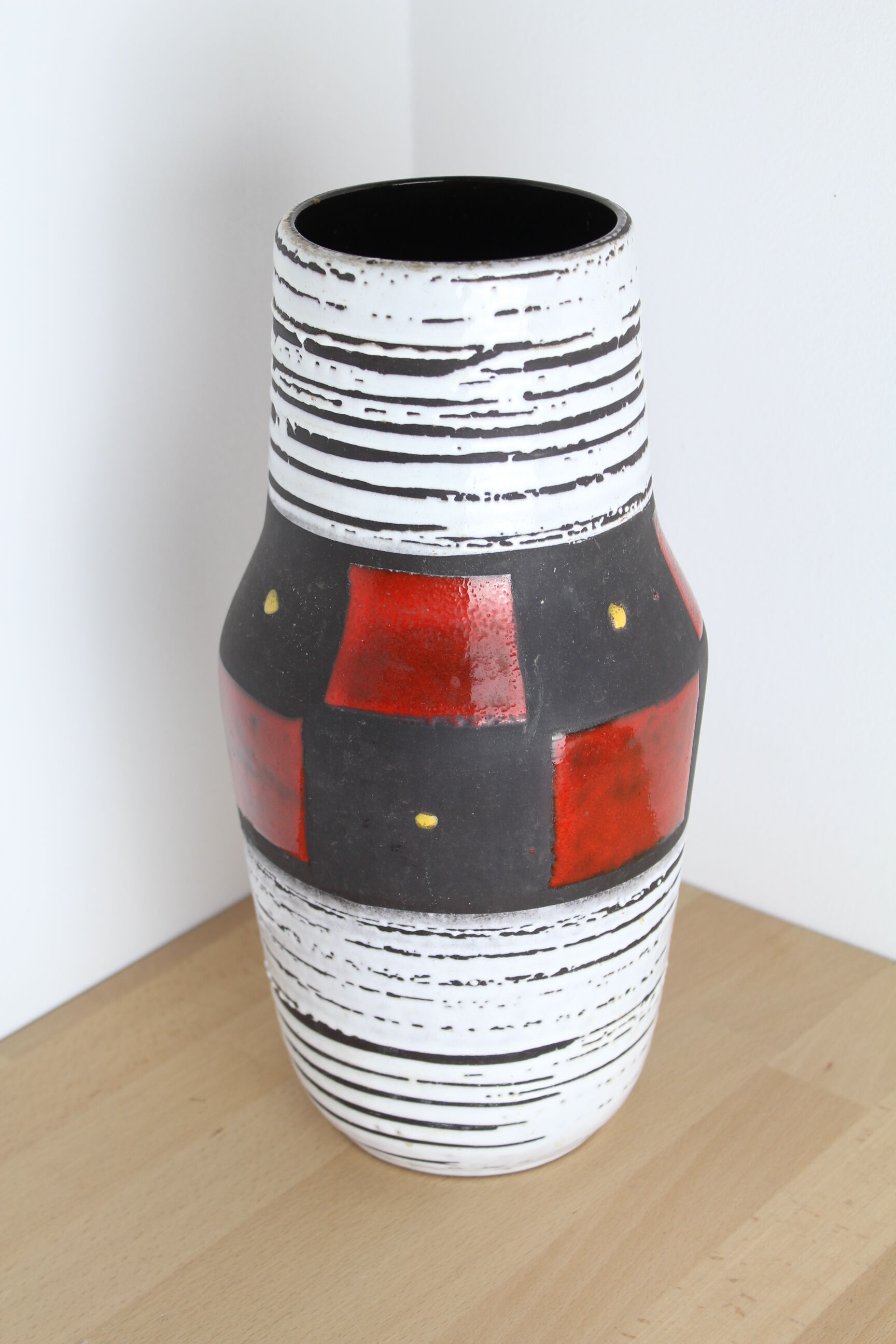 Vase 30cm Scheurich West Germany, ceramic