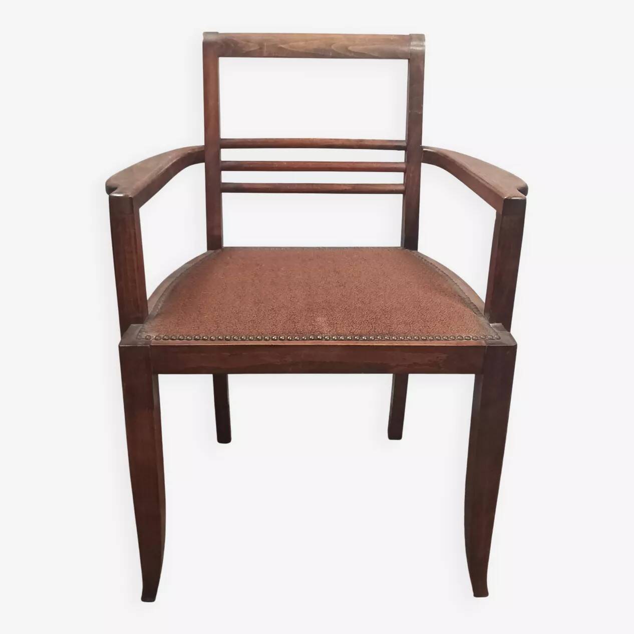 Fauteuil René Gabriel (dans le goût) en hêtre 1950