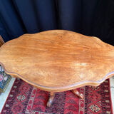 Antique wooden table – Napoleon III / Victorian style – With drawers