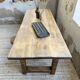 Table de ferme travail pin 1950 220cm